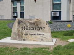 Wheatview Apartment Sign